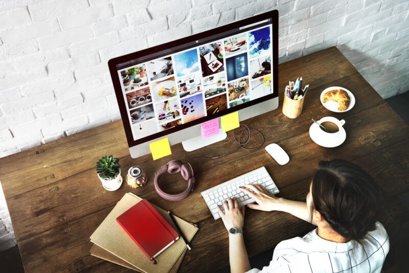 An individual viewing a content site they intend to invest in, as they also investigate, "What is fractional ownership?"