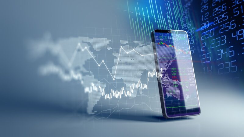 Phone showing platforms for accredited investors