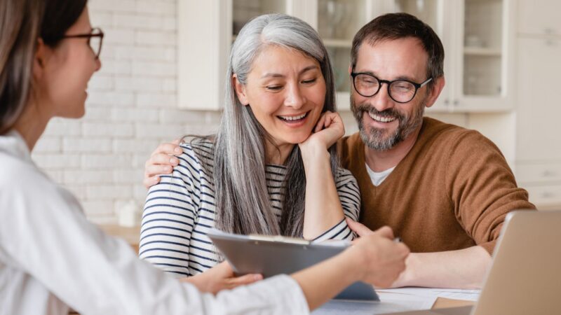 Couple planning ahead for retirement by planning to invest via a self-directed IRA.