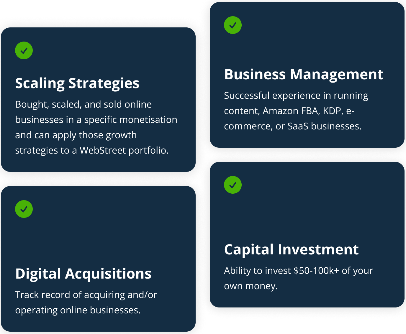 You are our ideal candidate if you’ve done this before